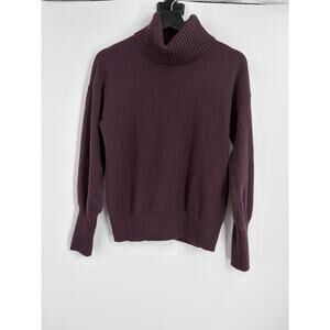 Madewell Cashmere Knit Turtleneck Sweater Women’s Size Small Cozy Classic 1248